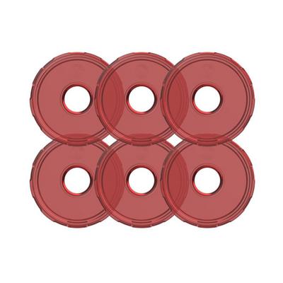 KC HiLites Cyclone V2 Replacement 6-Pack Lens (Red) - 4413